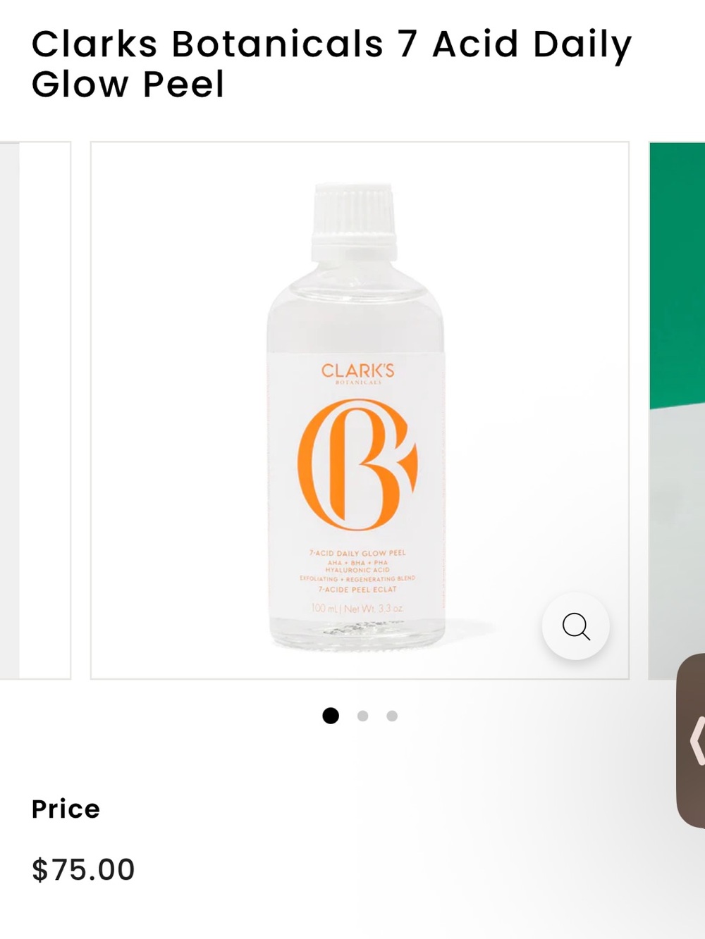 7 Acid Daily Glow Peel